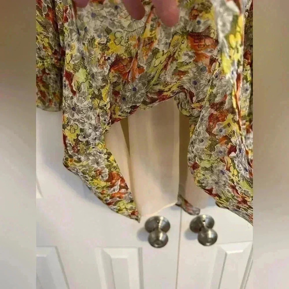Paris Atelier & Other Stories Foral Bib Dress Size 2 - Picture 5 of 16
